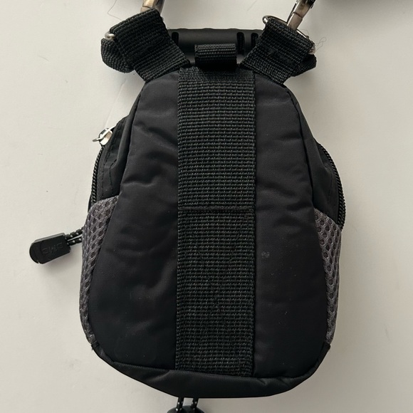 Super Mini Black top handle crossbody shoulder bag Backpack - Picture 6 of 12